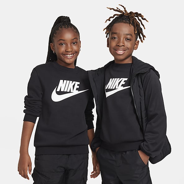 Girls Black Hoodies Pullovers. Nike